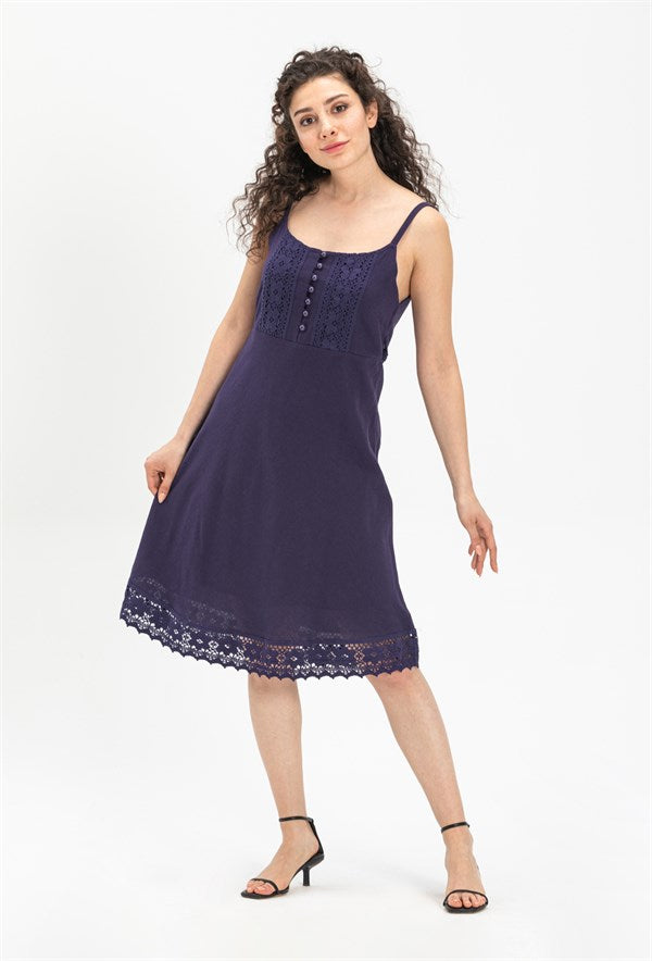 Women's Purple Short Dress
