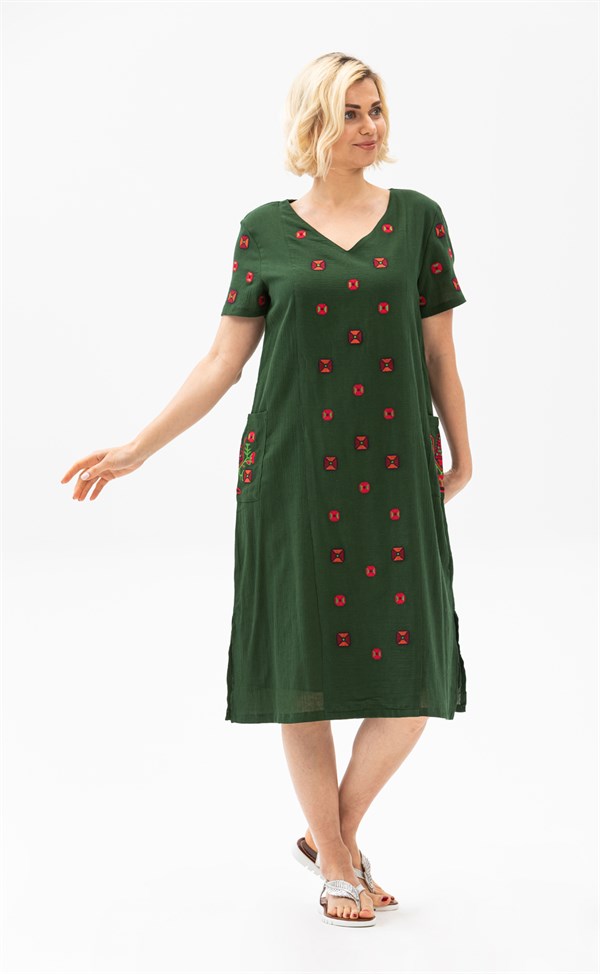 Women's Green Short Dress