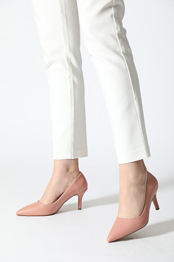 Women's Salmon Heeled Shoes