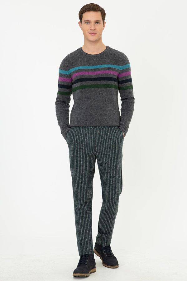 Men's Anthracite Melange Pants