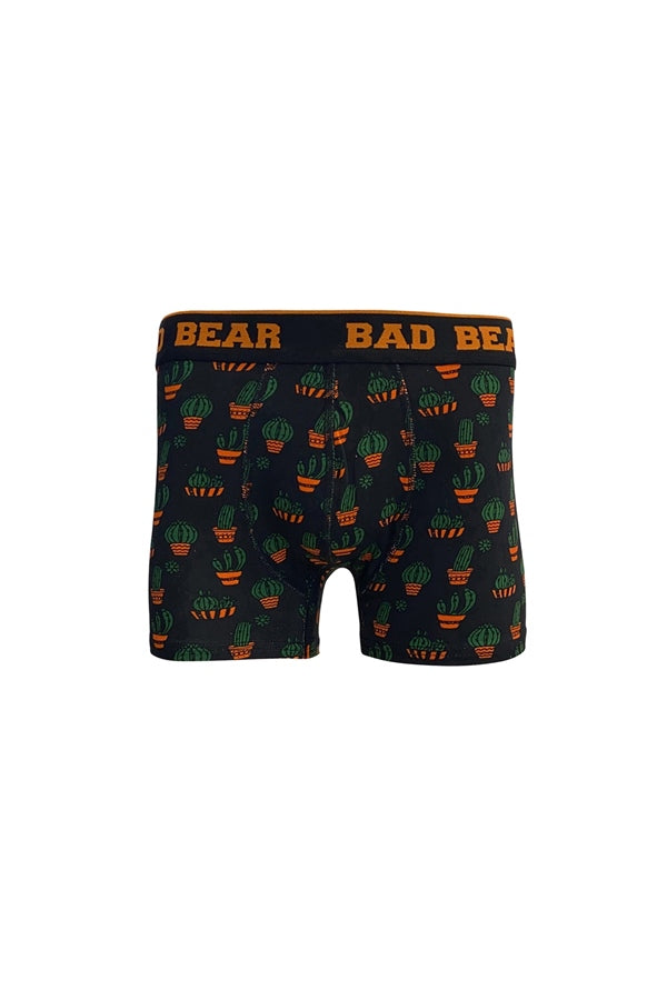 Men's Cactus Pattern Anthracite Boxer