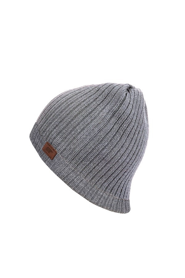 Unisex Grey Melange Beanie