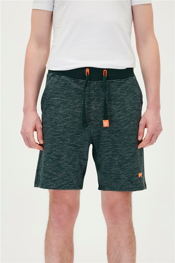Men's Dark Green Sport Shorts