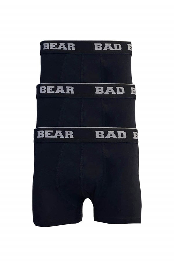 Men's Basic Black Boxer - 3 Pieces