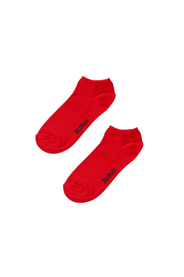 Unisex Claret Red Ankle Socks