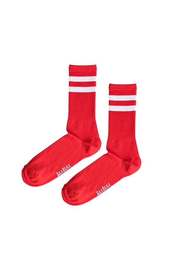 Unisex Red Basic Socks