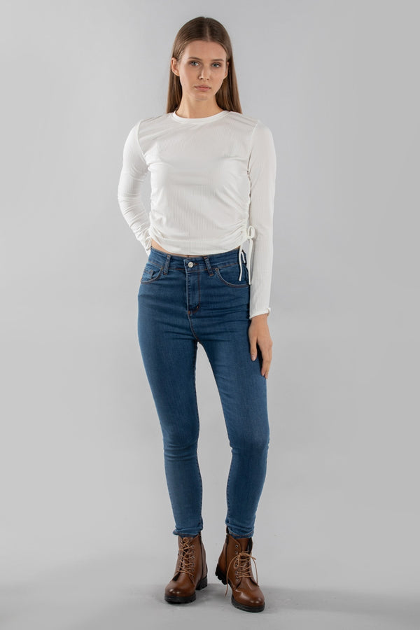 Women's Oversize Blue Jeans