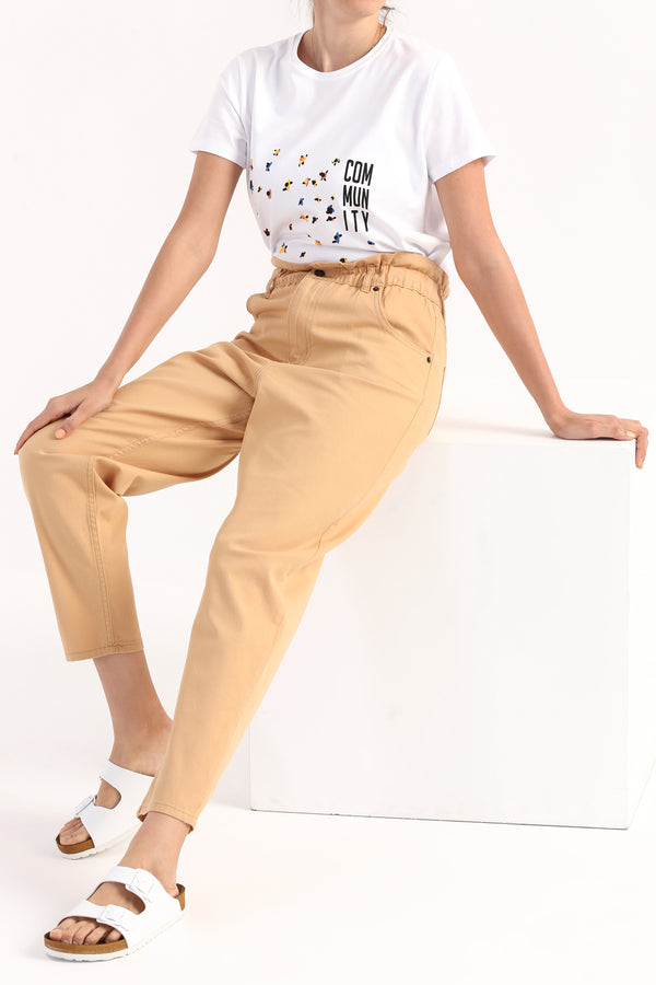 Women's Elastic Waist Pants