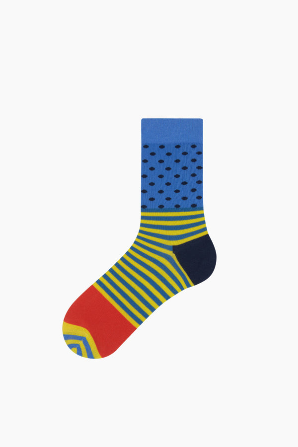 Men's Patterned Multi-color Socks