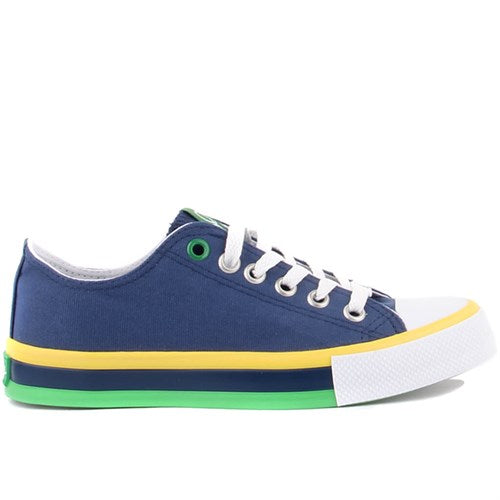 Women's Lace-up Navy Blue Casual Shoes