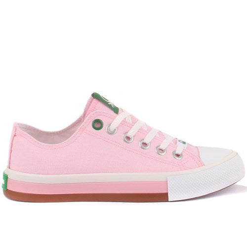 Women's Lace-up Pink Casual Shoes