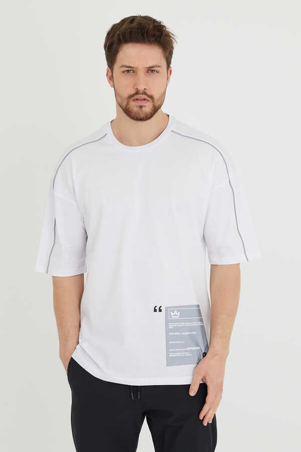 Men's Shabby White T-shirt