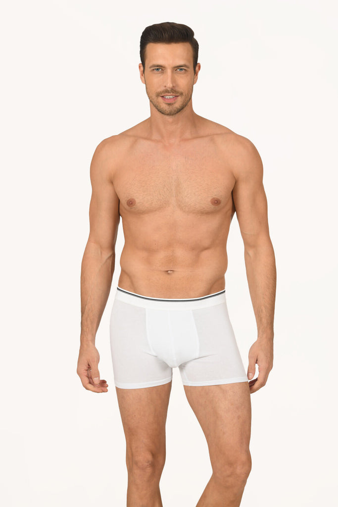 Men's Basic White Boxer