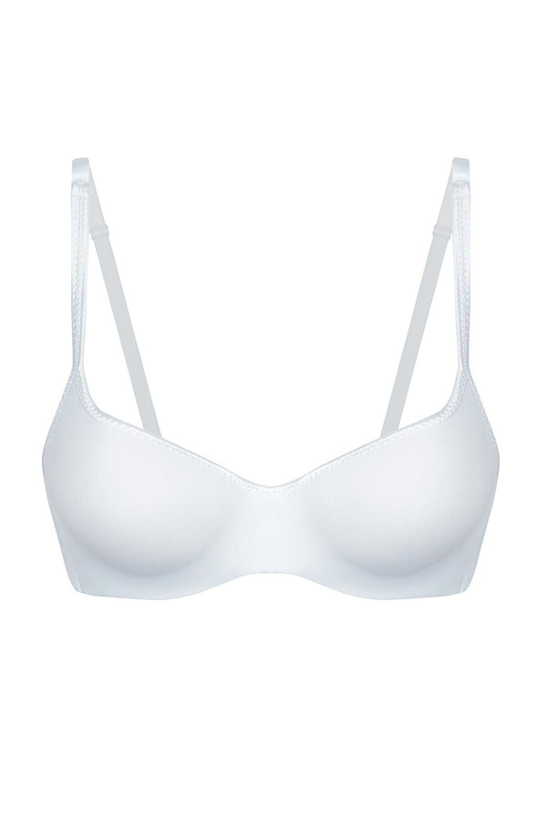 Women's White Push Up Bra