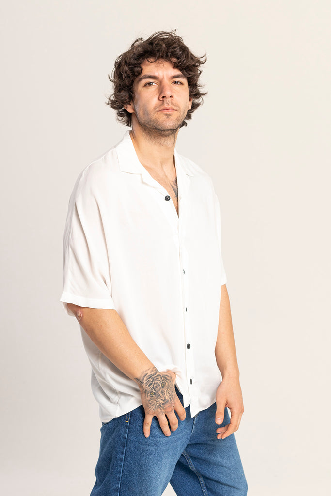 Men's Oversize White Shirt