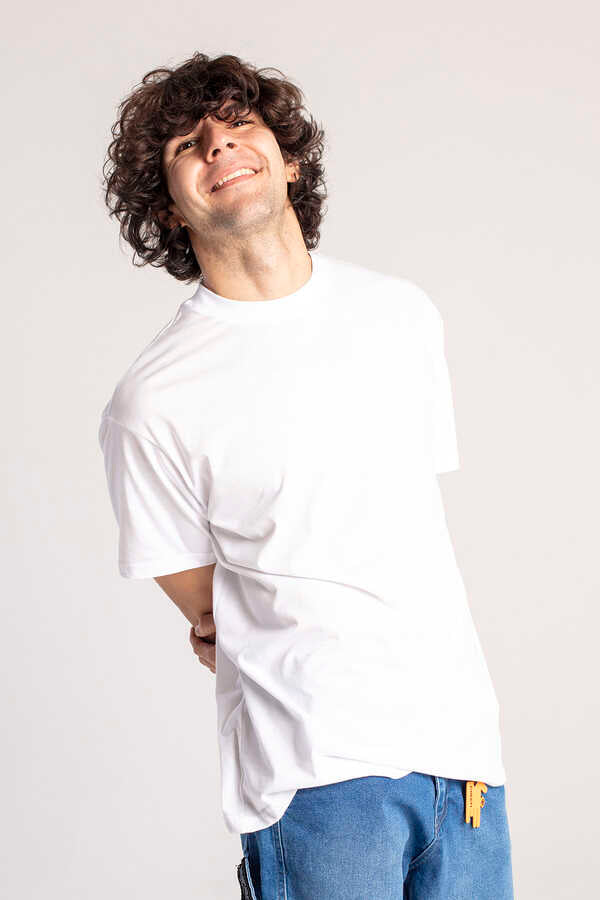 Men's Oversize White T-shirt