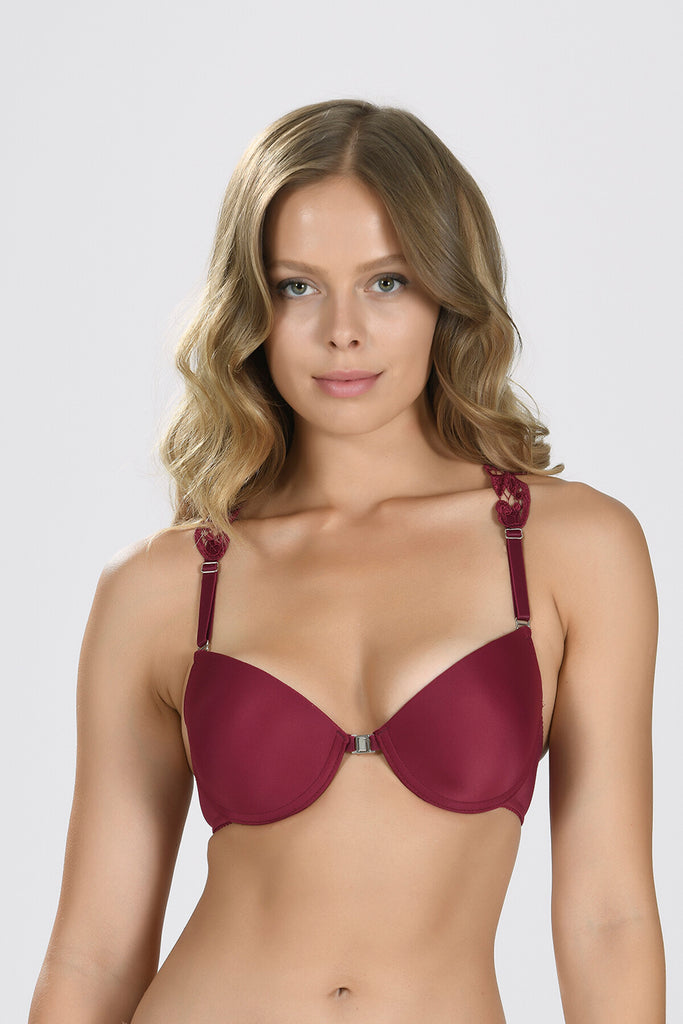 Women's Claret Red Fantasy Bra