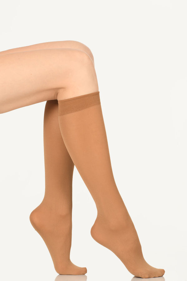 Women's Bronze Lycra Socks