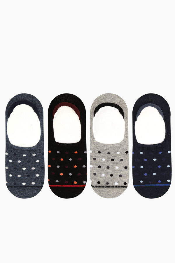 Men's Dotted Babette Socks - 4 Pairs