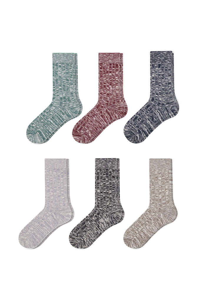 Men's Winter Socks - 6 Pieces