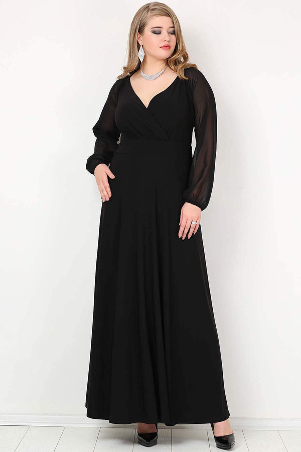 Women's Oversize Chiffon Long Evening Dress