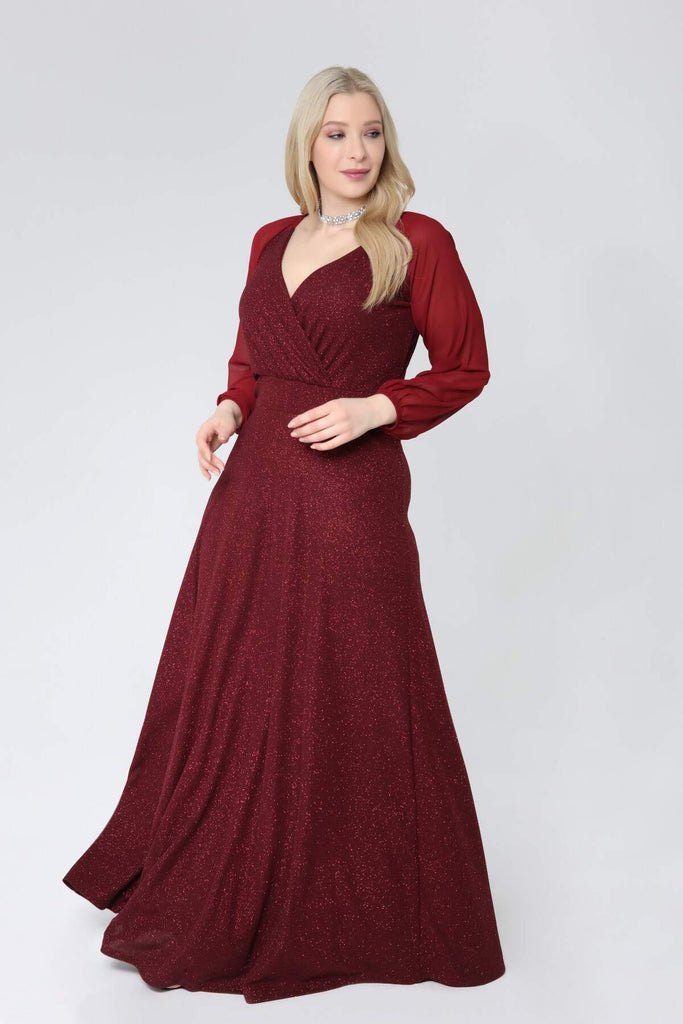 Women's Oversize Chiffon Long Evening Dress
