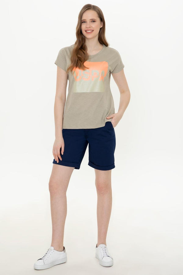 Women's Navy Blue Bermuda Shorts