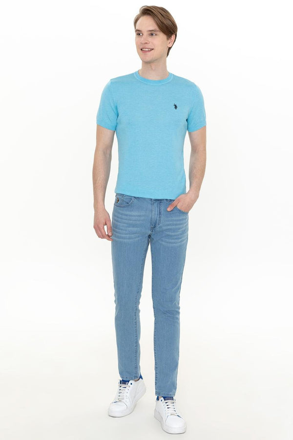 Men's Pocket Blue Jeans