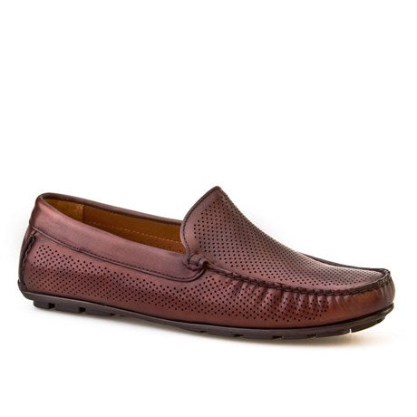 Men's Brown Leather Loafer Shoes