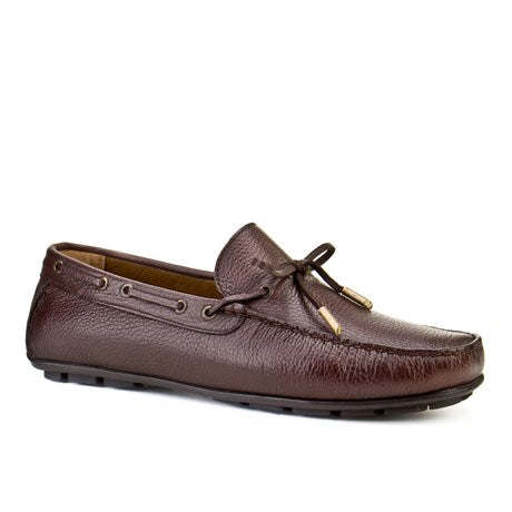 Men's Brown Leather Loafer Shoes