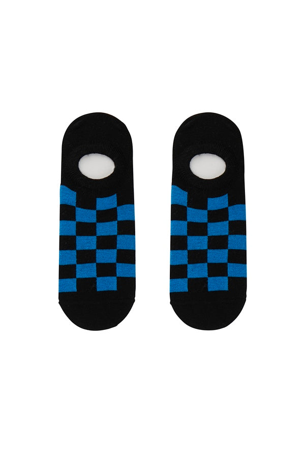 Unisex Checkered Saxe Socks