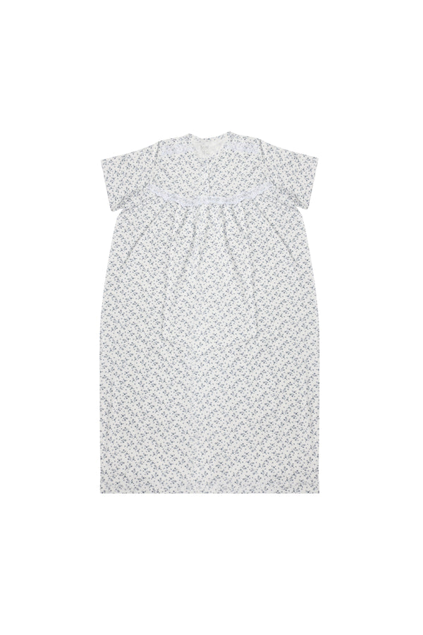 Women's Short Sleeves Patterned Nightgown
