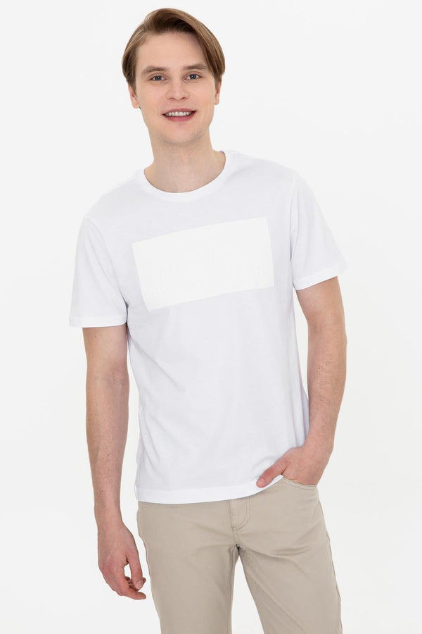 Men's Crew Neck White T-shirt