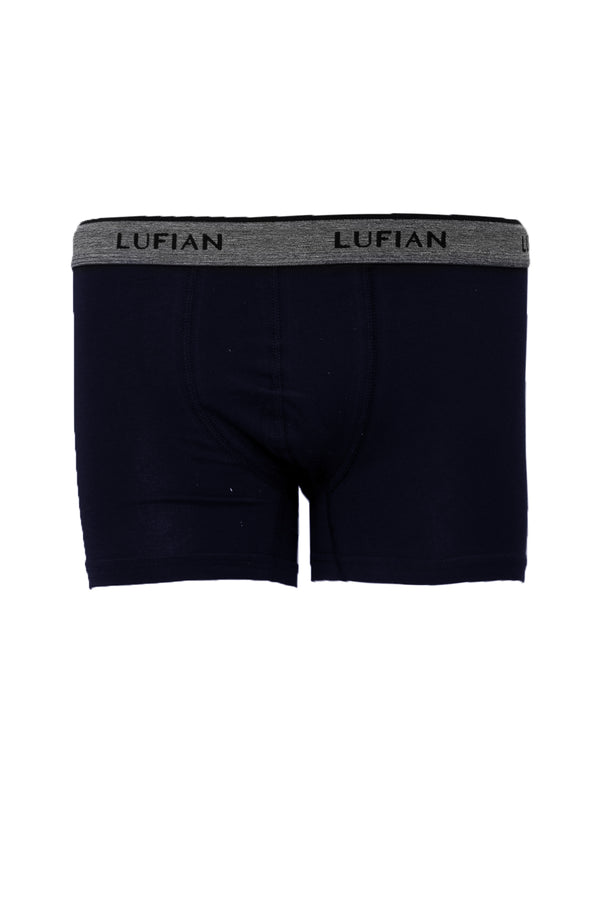 Men's Navy Blue Cotton Boxer