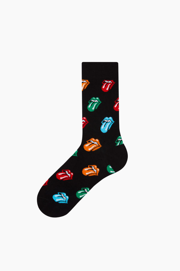 Men's Patterned Multi-color Socks