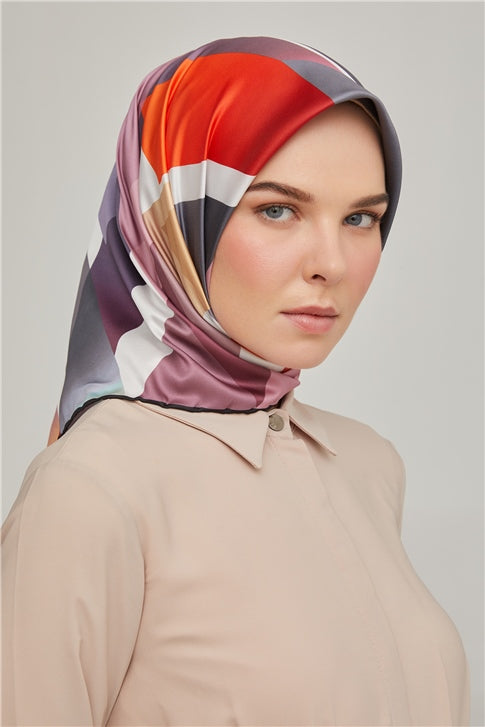 Women's Patterned Multi-color Scarf