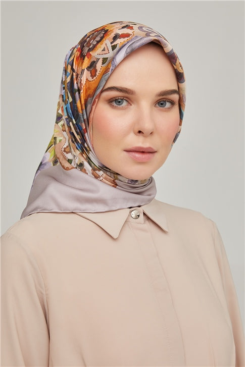 Women's Patterned Multi-color Scarf