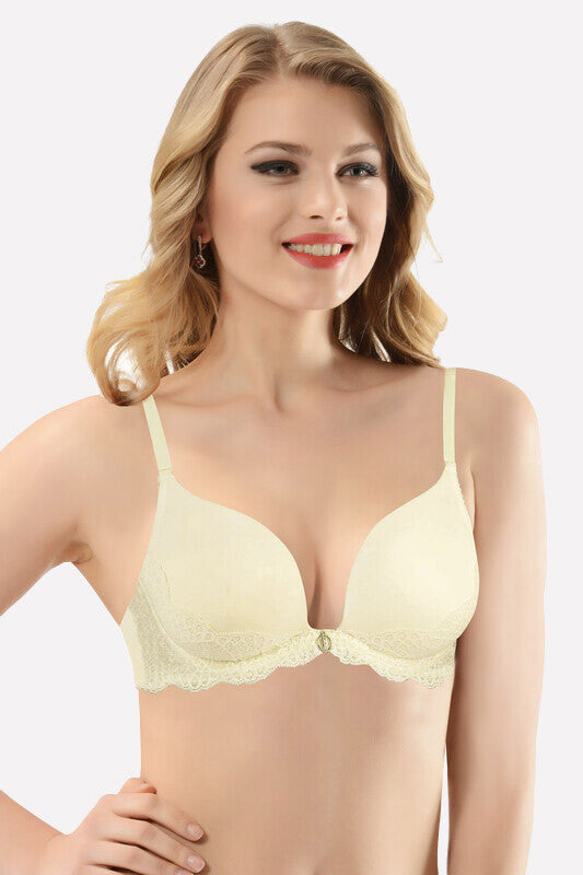 Women's Lace Ecru Bra