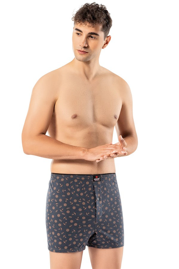 Men's Printed Combed Cotton Boxer