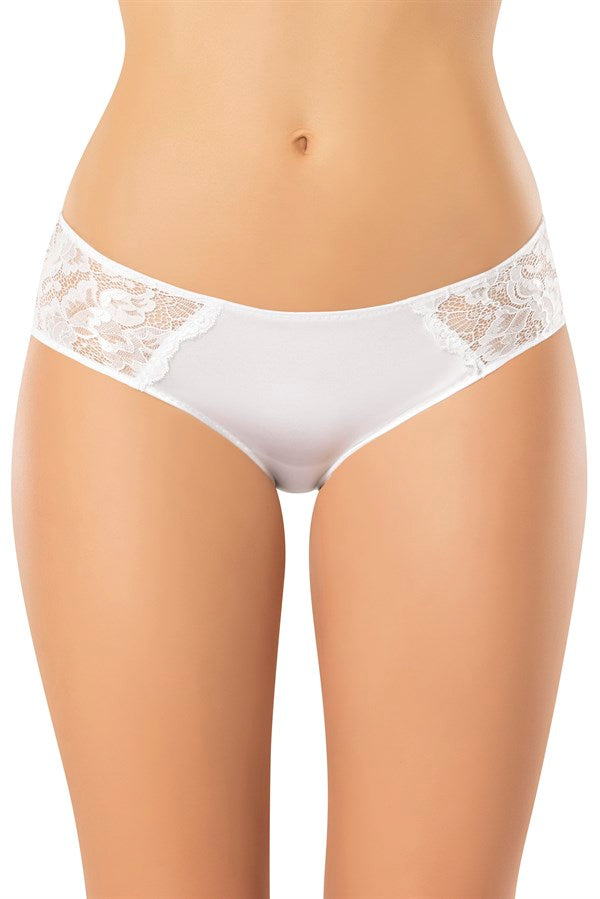 Women's Lace Detail Satin Panty