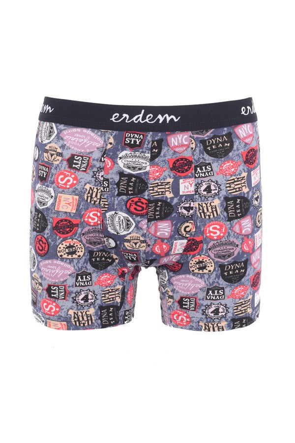 Men's Patterned Multi-color Boxer