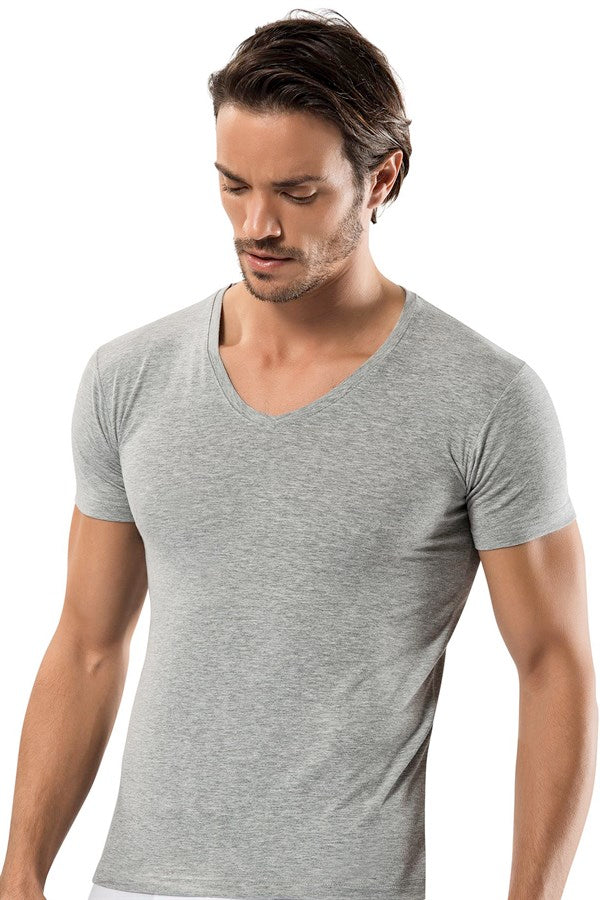 Men's Short Sleeves Cotton Undershirt
