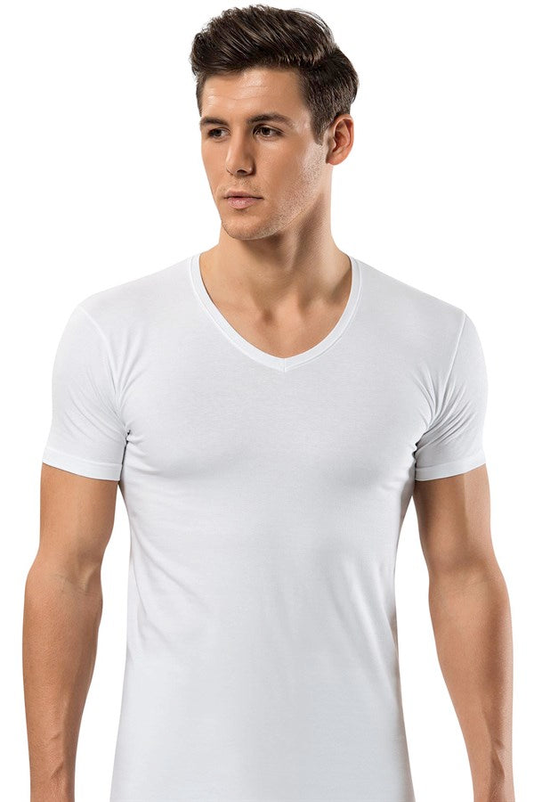 Men's Short Sleeves Cotton Undershirt