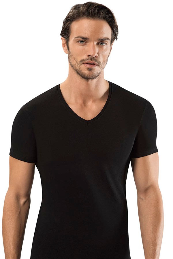 Men's Short Sleeves Cotton Undershirt