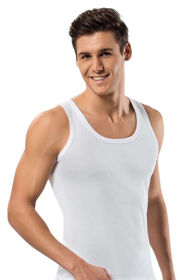 Men's Basic Sleeveless Undershirt