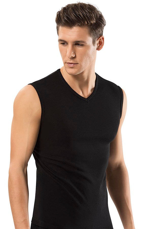 Men's V Neck Sleeveless Undershirt