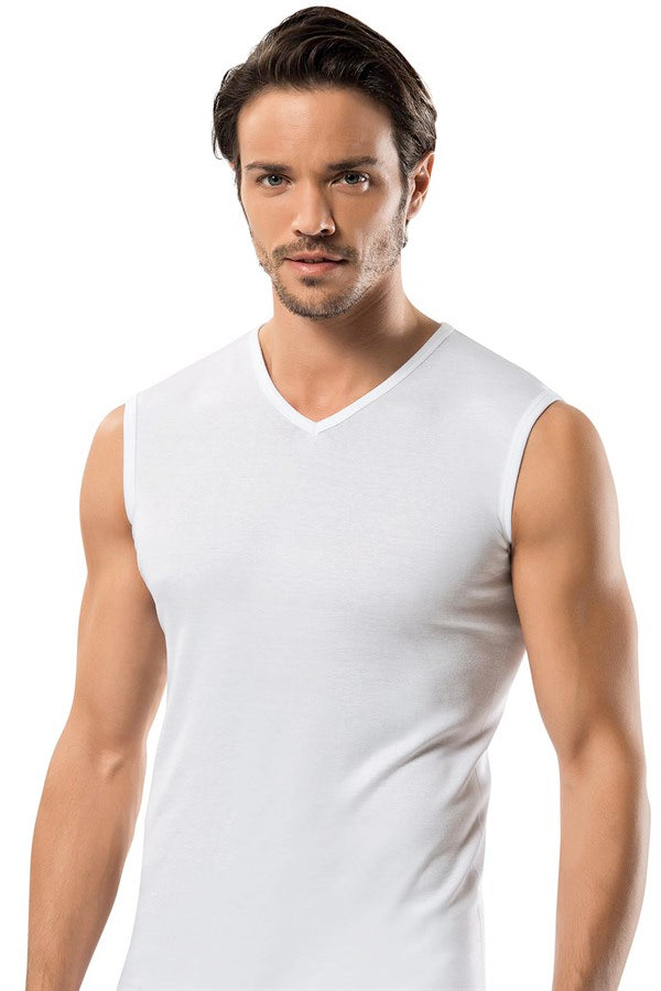 Men's V Neck Sleeveless Undershirt