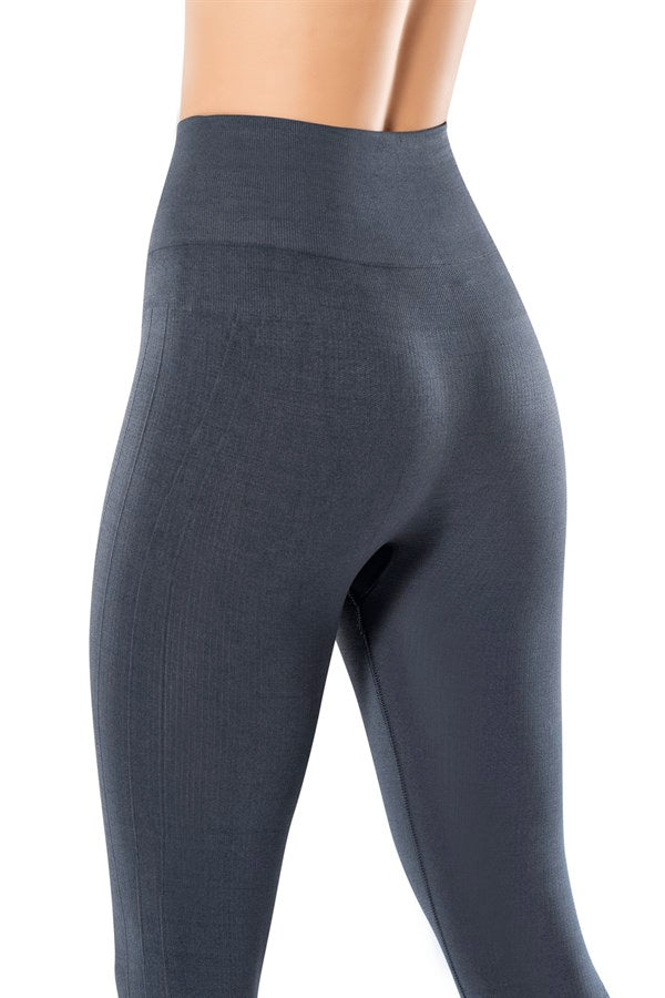 Women's Seamless Anthracite Shapewear Leggings