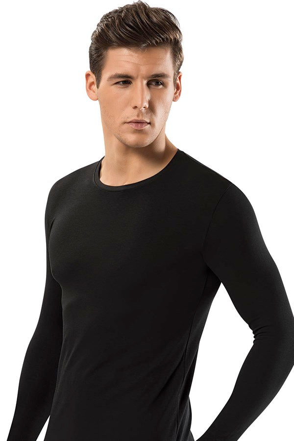 Men's Long Sleeves Slim Fit Undershirt