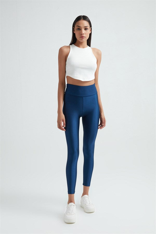 Women's Basic Shiny Leggings